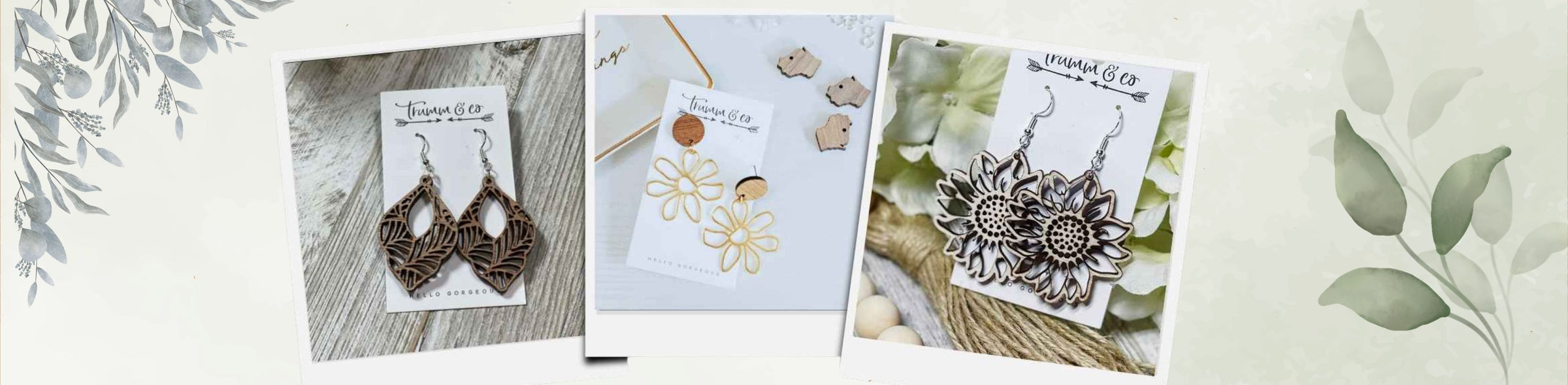 Lightweight Earrings|Handmade|Trumm & Co.